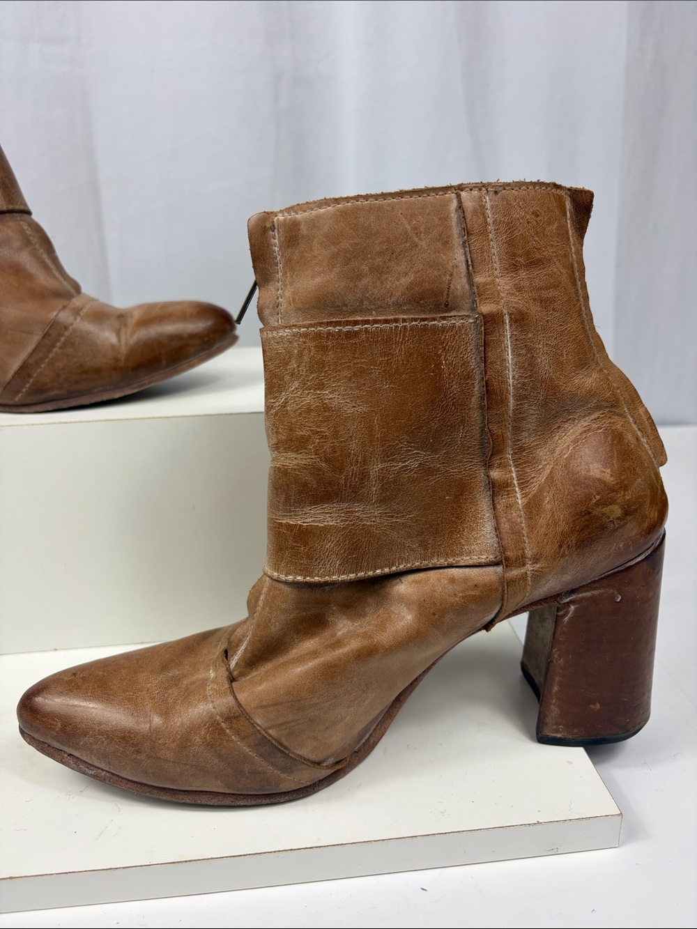 Freebird by Steven Joey Booties in Camel. - Picture 8 of 16